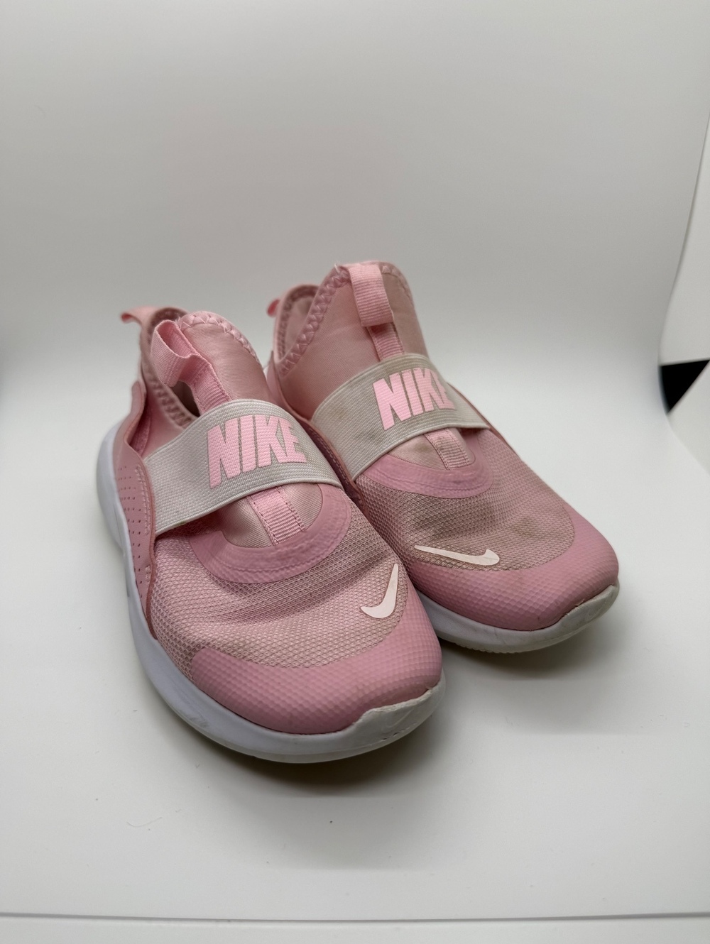 Nike Flex Runner 4 PS IF2894-600 Pink Slip On Running Shoes Kids Size 13C
